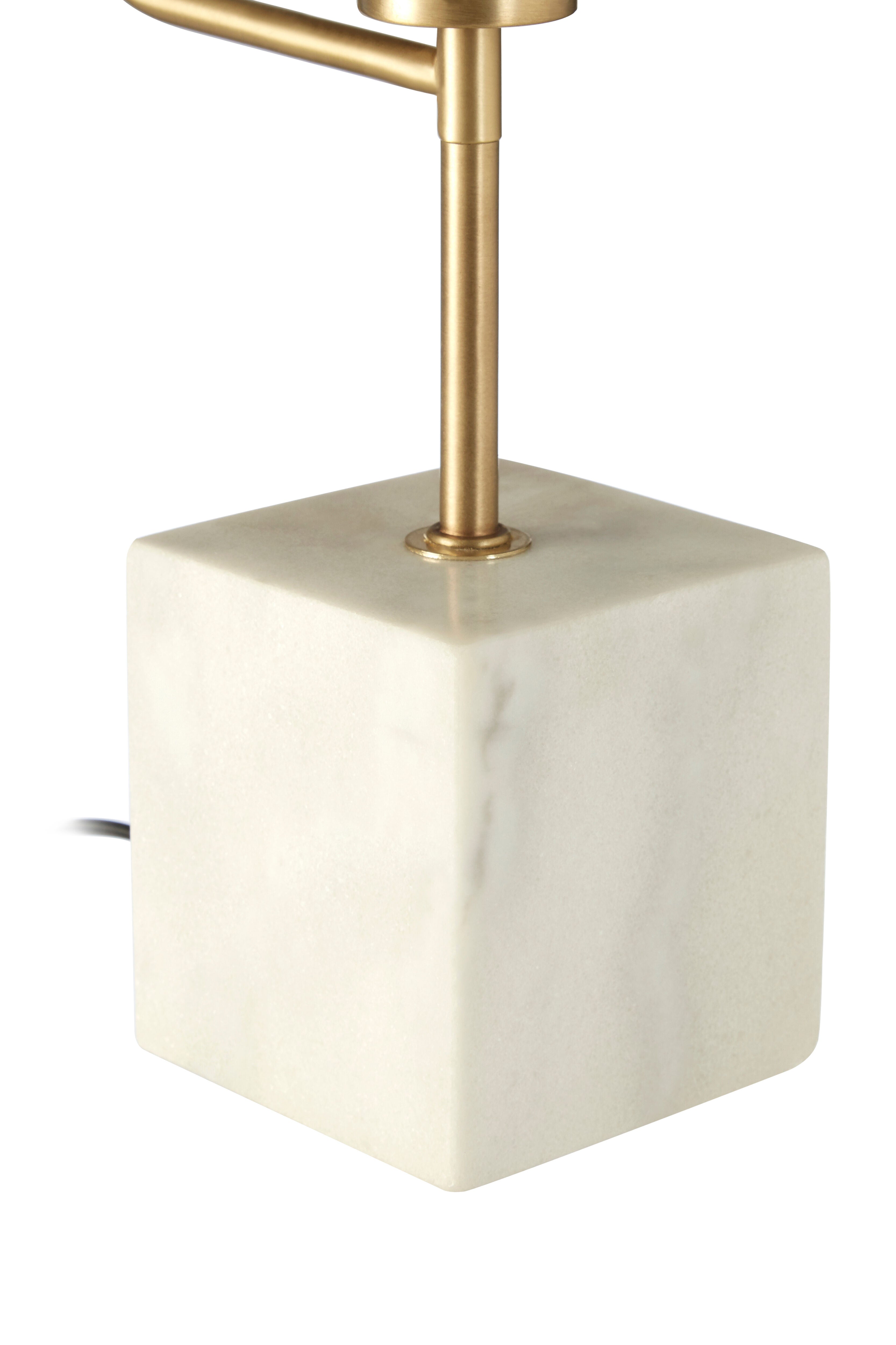 Flos White Marble & Gold Table Lamp
